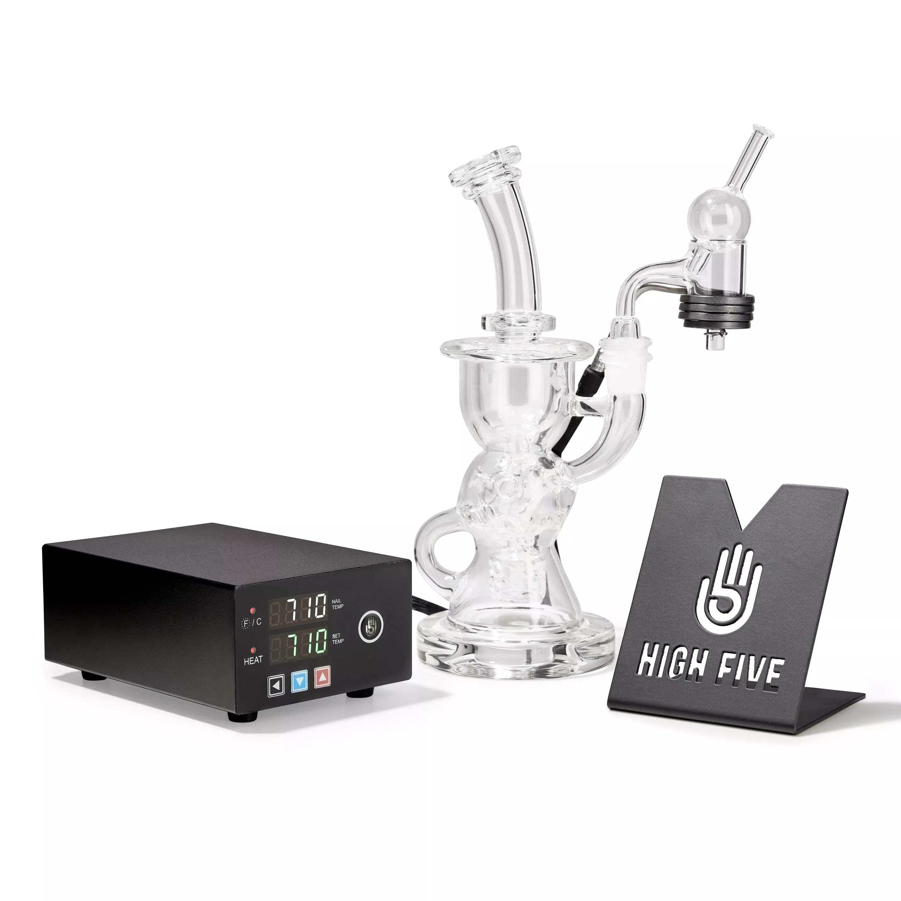 High Five - MICRO E-Nail Quartz E-Banger & Rig Kit