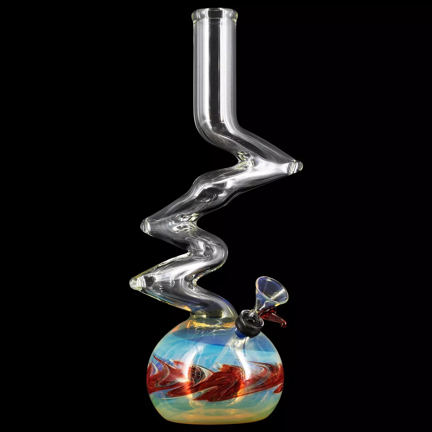 "Switchback" Bubble Base Bong